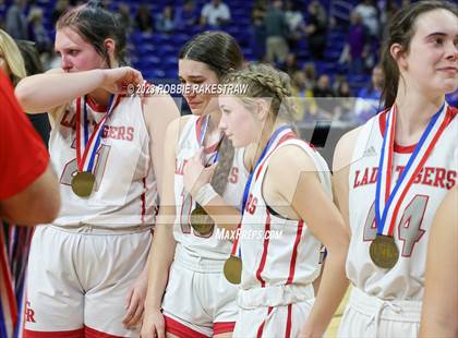 Thumbnail 3 in Glen Rose vs. La Vega (UIL 4A Basketball State Semifinal Medal Ceremony) photogallery.