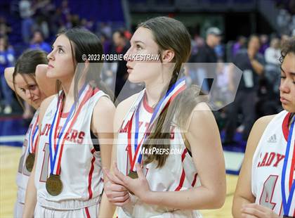 Thumbnail 3 in Glen Rose vs. La Vega (UIL 4A Basketball State Semifinal Medal Ceremony) photogallery.
