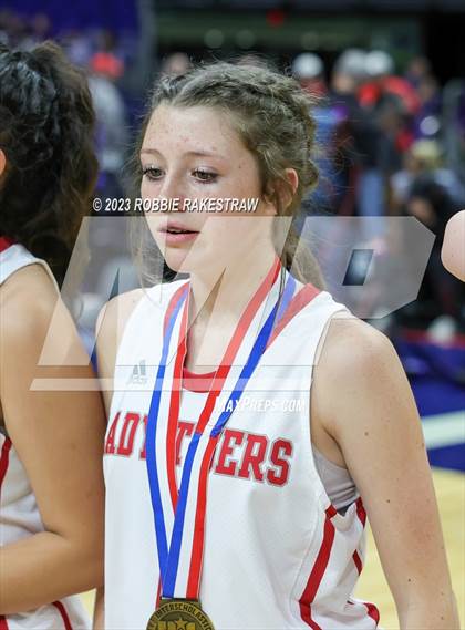 Thumbnail 2 in Glen Rose vs. La Vega (UIL 4A Basketball State Semifinal Medal Ceremony) photogallery.