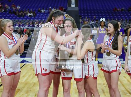 Thumbnail 3 in Glen Rose vs. La Vega (UIL 4A Basketball State Semifinal Medal Ceremony) photogallery.