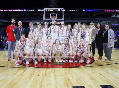 Thumbnail 1 in Glen Rose vs. La Vega (UIL 4A Basketball State Semifinal Medal Ceremony) photogallery.