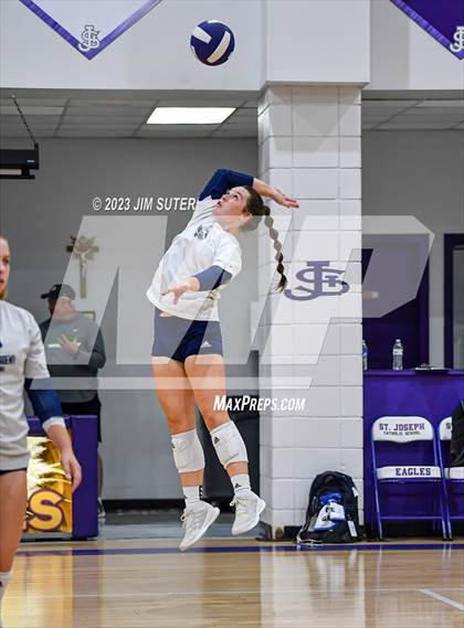 Thumbnail 2 in St. Joseph Catholic vs Allen Academy photogallery.