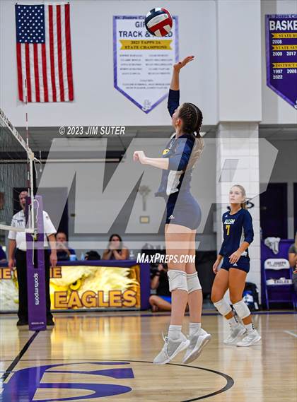 Thumbnail 3 in St. Joseph Catholic vs Allen Academy photogallery.