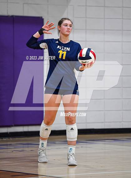 Thumbnail 2 in St. Joseph Catholic vs Allen Academy photogallery.