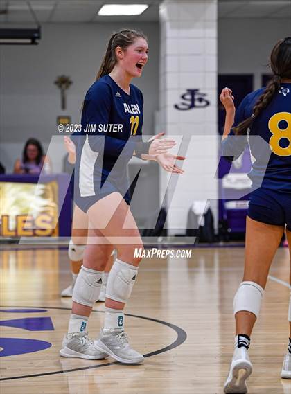 Thumbnail 2 in St. Joseph Catholic vs Allen Academy photogallery.