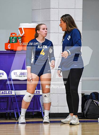 Thumbnail 1 in St. Joseph Catholic vs Allen Academy photogallery.