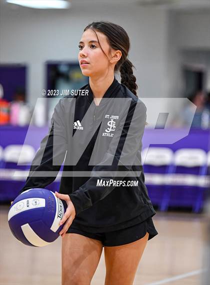 Thumbnail 3 in St. Joseph Catholic vs Allen Academy photogallery.