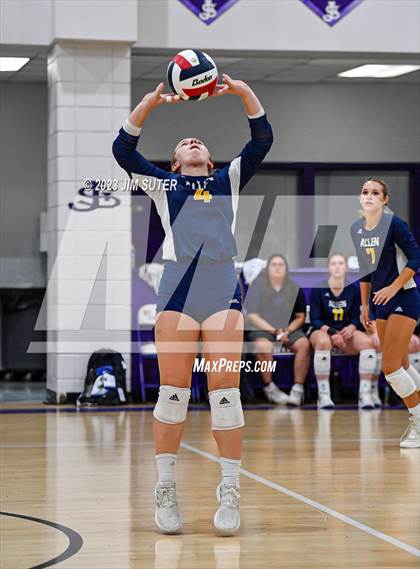 Thumbnail 3 in St. Joseph Catholic vs Allen Academy photogallery.