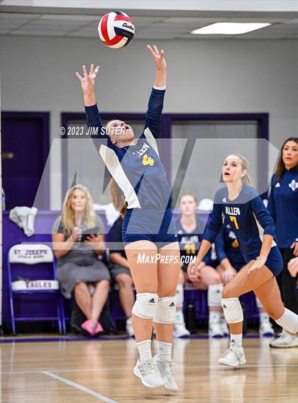 Thumbnail 1 in St. Joseph Catholic vs Allen Academy photogallery.