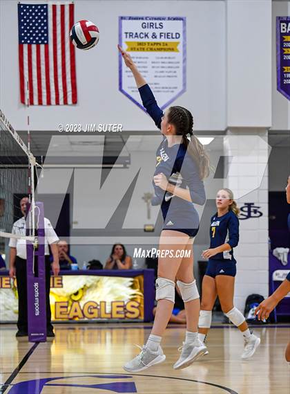 Thumbnail 1 in St. Joseph Catholic vs Allen Academy photogallery.