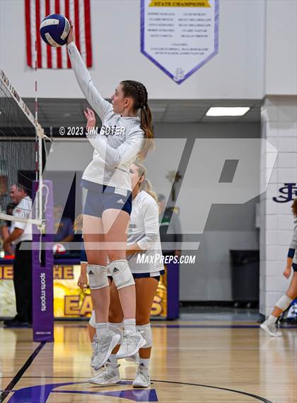 Thumbnail 2 in St. Joseph Catholic vs Allen Academy photogallery.