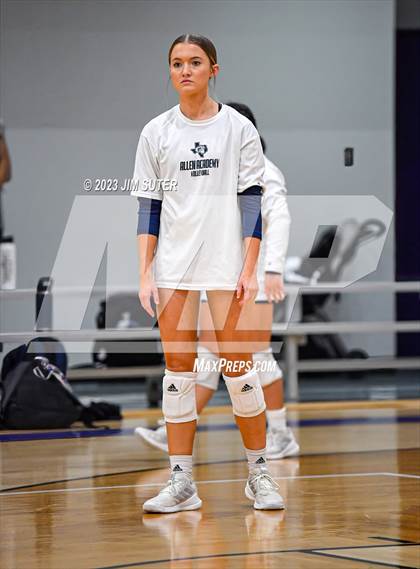 Thumbnail 2 in St. Joseph Catholic vs Allen Academy photogallery.