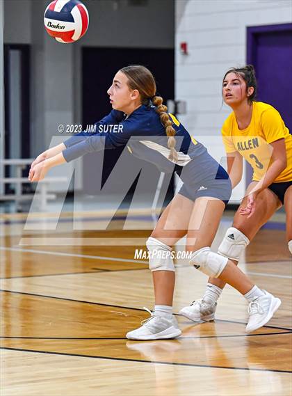 Thumbnail 2 in St. Joseph Catholic vs Allen Academy photogallery.