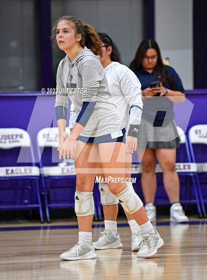 Thumbnail 3 in St. Joseph Catholic vs Allen Academy photogallery.