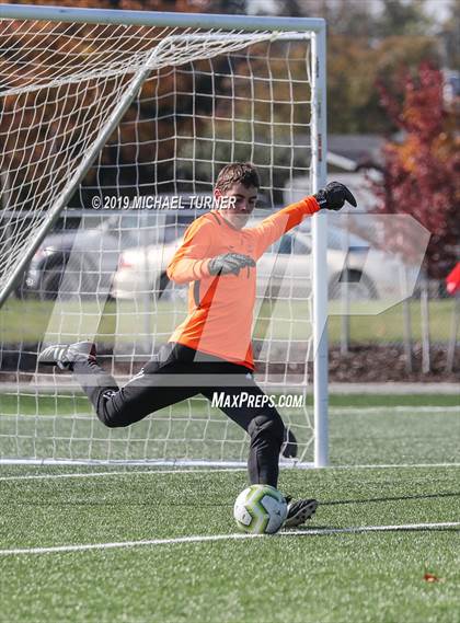 Thumbnail 1 in Grangeville vs Coeur d'Alene Charter Academy (District Playoffs) photogallery.