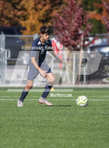 Thumbnail 1 in Grangeville vs Coeur d'Alene Charter Academy (District Playoffs) photogallery.