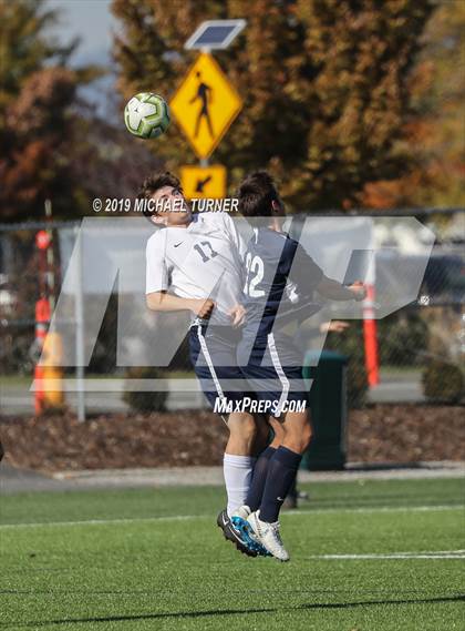 Thumbnail 2 in Grangeville vs Coeur d'Alene Charter Academy (District Playoffs) photogallery.