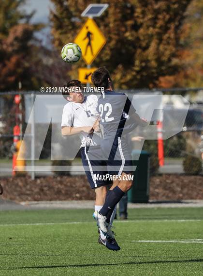 Thumbnail 1 in Grangeville vs Coeur d'Alene Charter Academy (District Playoffs) photogallery.