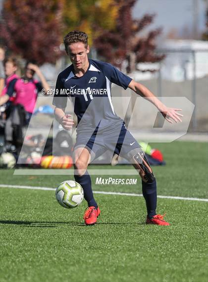 Thumbnail 1 in Grangeville vs Coeur d'Alene Charter Academy (District Playoffs) photogallery.