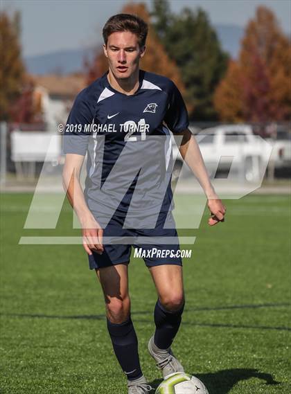 Thumbnail 2 in Grangeville vs Coeur d'Alene Charter Academy (District Playoffs) photogallery.