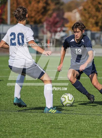 Thumbnail 3 in Grangeville vs Coeur d'Alene Charter Academy (District Playoffs) photogallery.