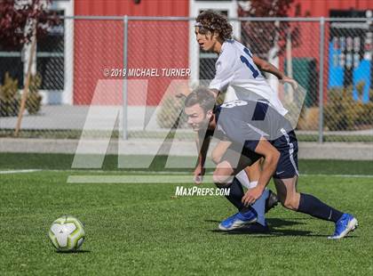 Thumbnail 1 in Grangeville vs Coeur d'Alene Charter Academy (District Playoffs) photogallery.