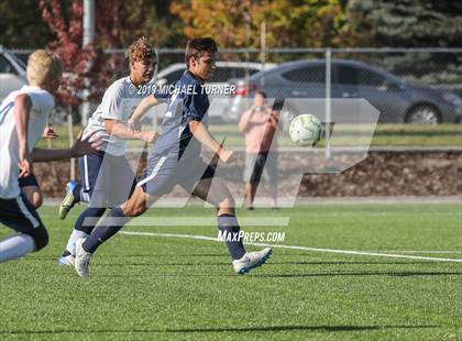 Thumbnail 1 in Grangeville vs Coeur d'Alene Charter Academy (District Playoffs) photogallery.