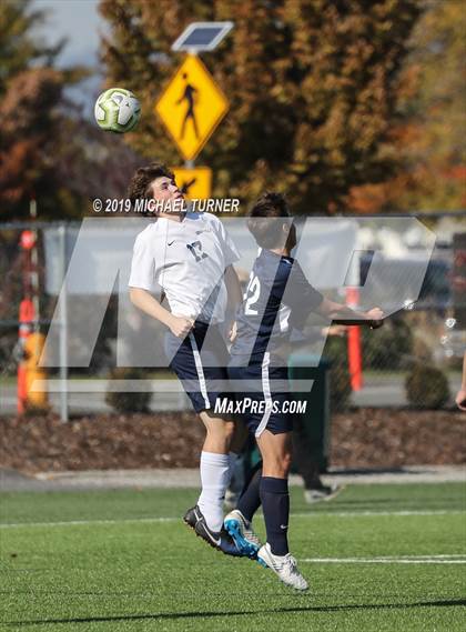 Thumbnail 3 in Grangeville vs Coeur d'Alene Charter Academy (District Playoffs) photogallery.