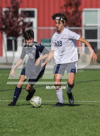 Thumbnail 1 in Grangeville vs Coeur d'Alene Charter Academy (District Playoffs) photogallery.