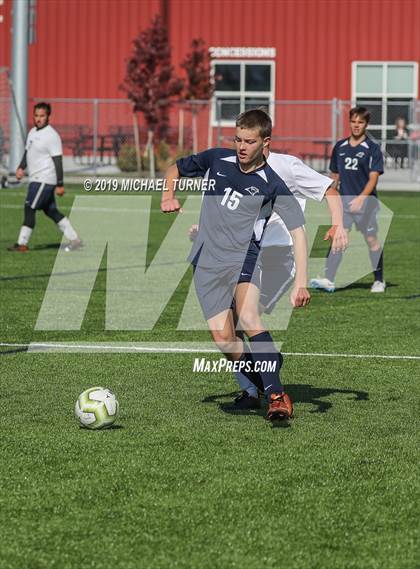 Thumbnail 1 in Grangeville vs Coeur d'Alene Charter Academy (District Playoffs) photogallery.