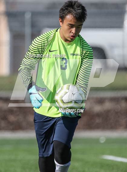Thumbnail 1 in Grangeville vs Coeur d'Alene Charter Academy (District Playoffs) photogallery.