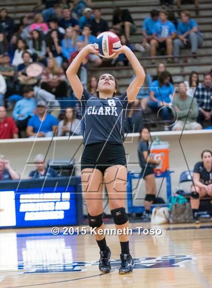 Thumbnail 2 in Johnson vs. Clark (UIL 6A Area Final) photogallery.