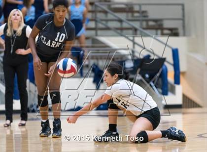 Thumbnail 3 in Johnson vs. Clark (UIL 6A Area Final) photogallery.