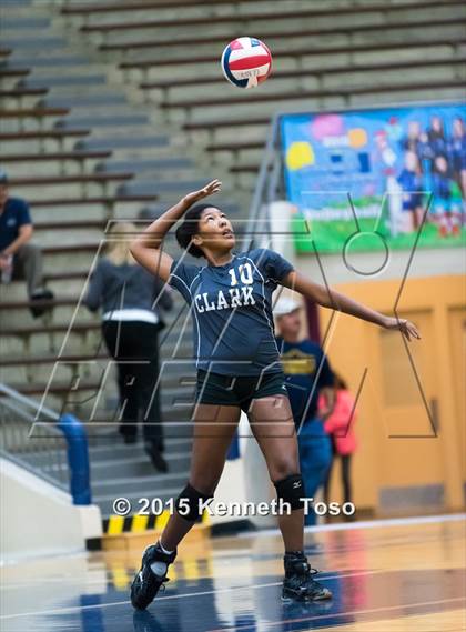 Thumbnail 3 in Johnson vs. Clark (UIL 6A Area Final) photogallery.