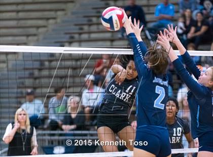 Thumbnail 3 in Johnson vs. Clark (UIL 6A Area Final) photogallery.