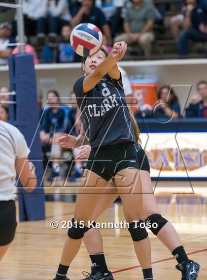 Thumbnail 1 in Johnson vs. Clark (UIL 6A Area Final) photogallery.