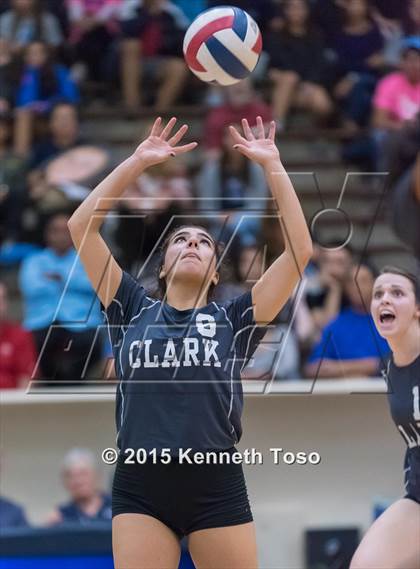Thumbnail 2 in Johnson vs. Clark (UIL 6A Area Final) photogallery.