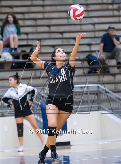 Thumbnail 2 in Johnson vs. Clark (UIL 6A Area Final) photogallery.