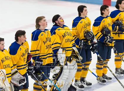 Thumbnail 2 in Reading Memorial vs Arlington Catholic ( MIAA Division 1 North Semifinal) photogallery.
