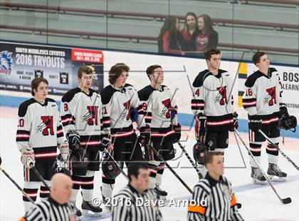 Thumbnail 2 in Reading Memorial vs Arlington Catholic ( MIAA Division 1 North Semifinal) photogallery.