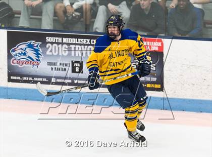Thumbnail 3 in Reading Memorial vs Arlington Catholic ( MIAA Division 1 North Semifinal) photogallery.