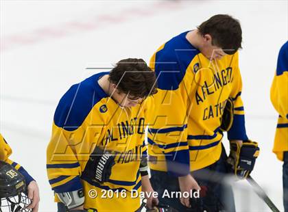 Thumbnail 1 in Reading Memorial vs Arlington Catholic ( MIAA Division 1 North Semifinal) photogallery.