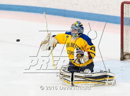 Thumbnail 2 in Reading Memorial vs Arlington Catholic ( MIAA Division 1 North Semifinal) photogallery.
