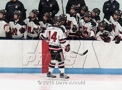 Thumbnail 2 in Reading Memorial vs Arlington Catholic ( MIAA Division 1 North Semifinal) photogallery.
