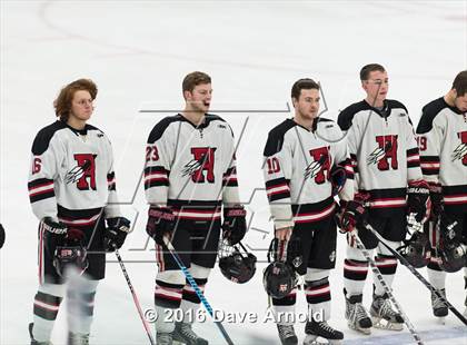 Thumbnail 3 in Reading Memorial vs Arlington Catholic ( MIAA Division 1 North Semifinal) photogallery.