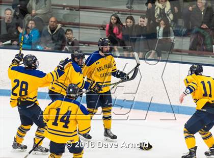 Thumbnail 2 in Reading Memorial vs Arlington Catholic ( MIAA Division 1 North Semifinal) photogallery.