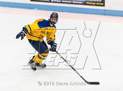 Thumbnail 1 in Reading Memorial vs Arlington Catholic ( MIAA Division 1 North Semifinal) photogallery.