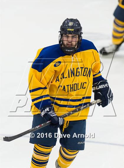 Thumbnail 3 in Reading Memorial vs Arlington Catholic ( MIAA Division 1 North Semifinal) photogallery.