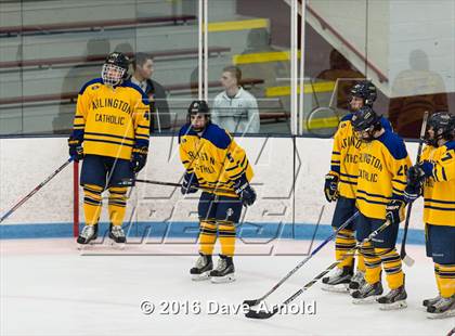 Thumbnail 2 in Reading Memorial vs Arlington Catholic ( MIAA Division 1 North Semifinal) photogallery.