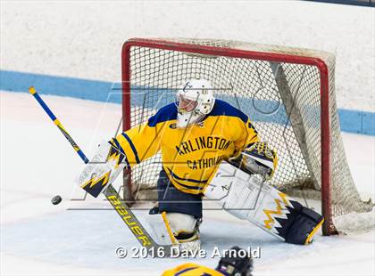 Thumbnail 3 in Reading Memorial vs Arlington Catholic ( MIAA Division 1 North Semifinal) photogallery.